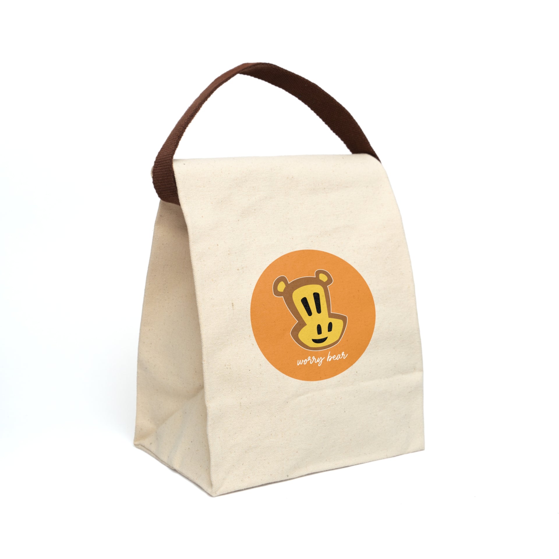Worry Bear Canvas Lunch Bag