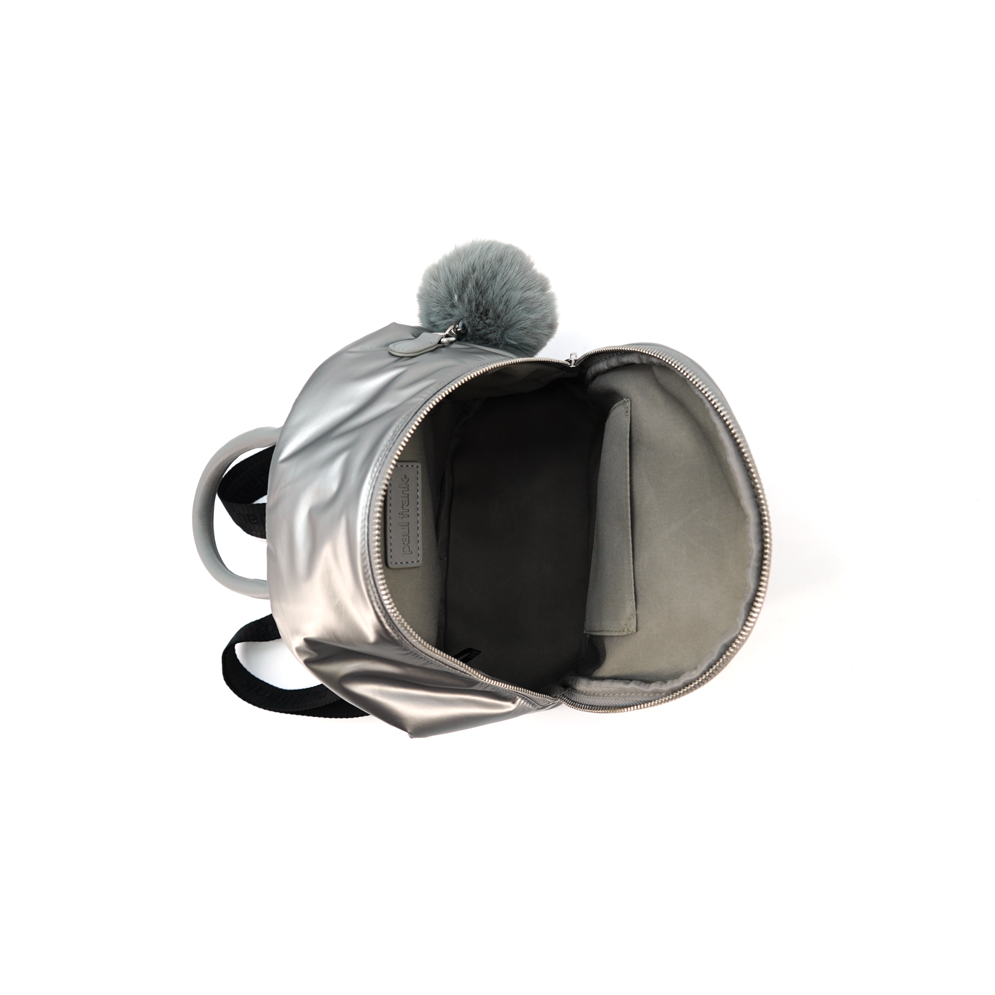 grey fluffy mini backpack Paul Frank Mini Julius Puffer Backpack