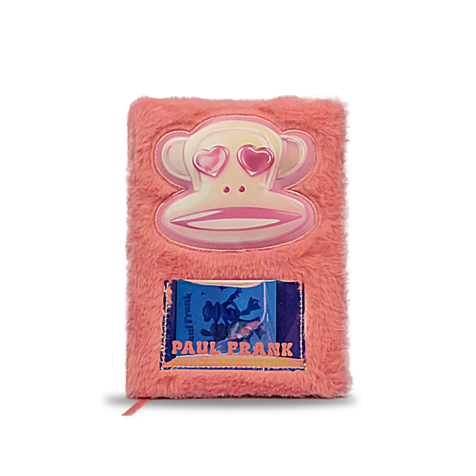 Pink Julius Plush Hardcover Notebook Set