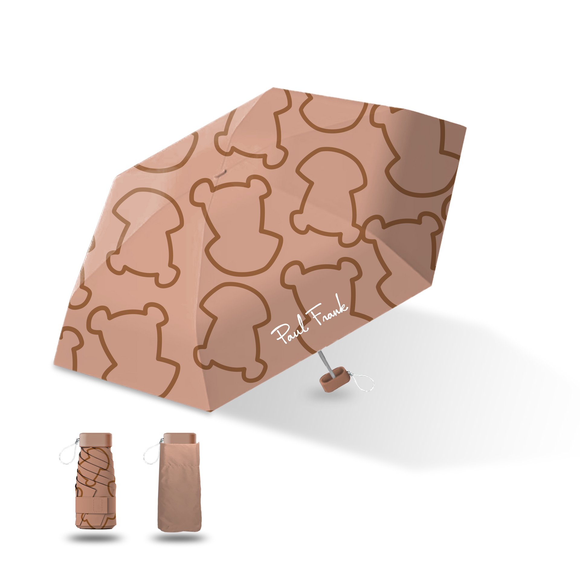 Worry Bear Five-Fold Umbrella