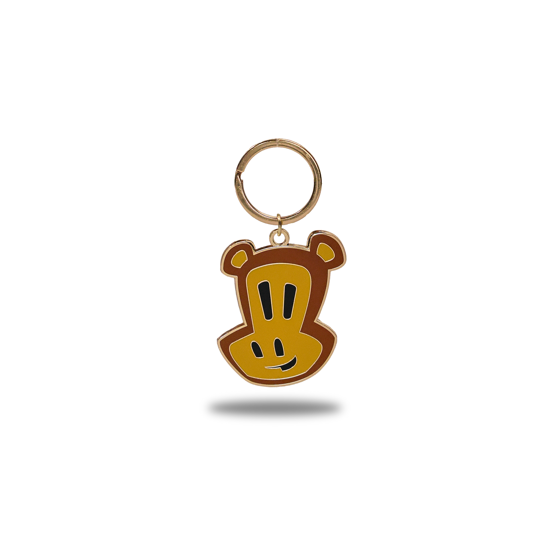Worry Bear Metal Keychain
