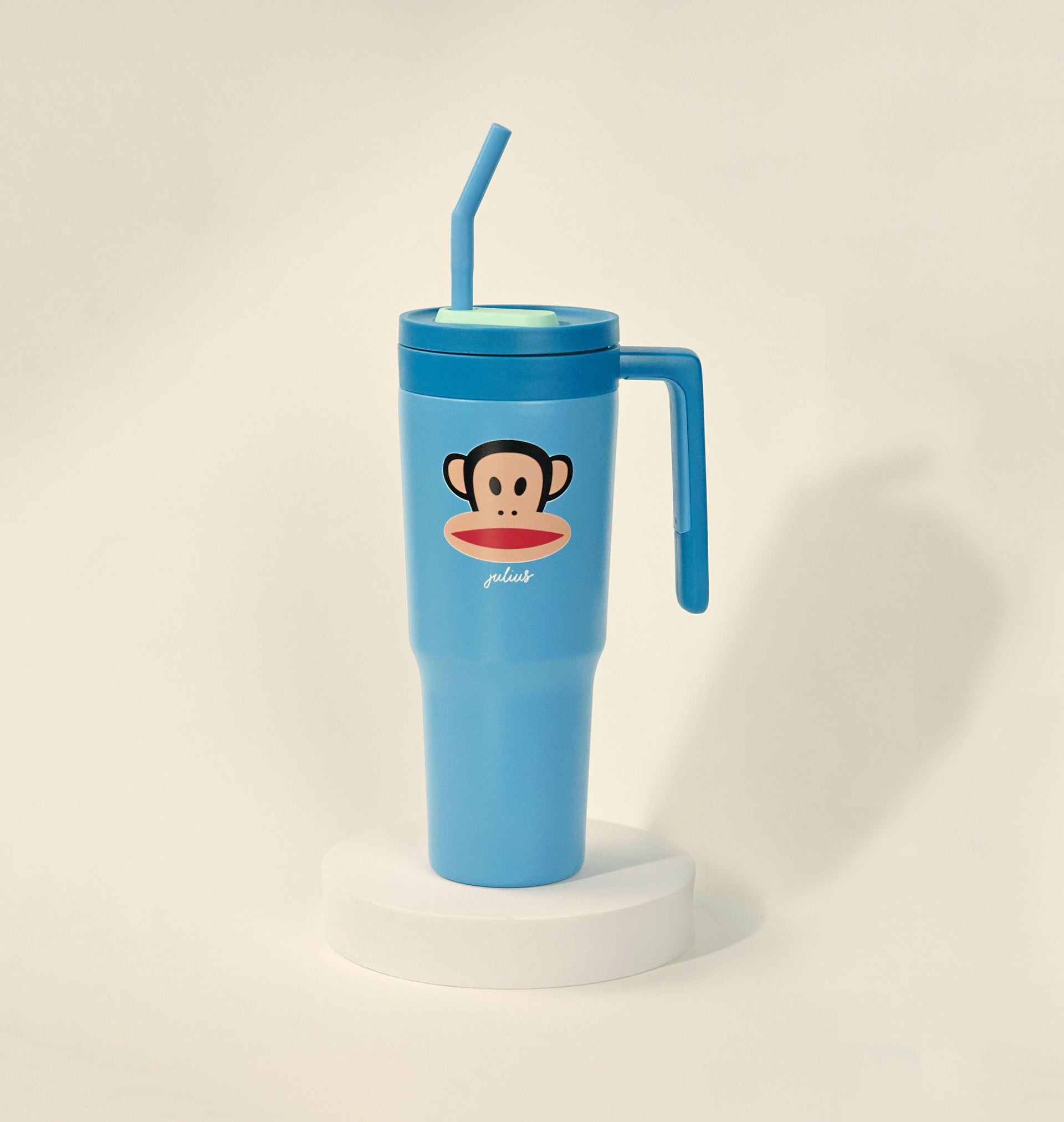 Blue Large-capacity Outdoor Insulated Cup