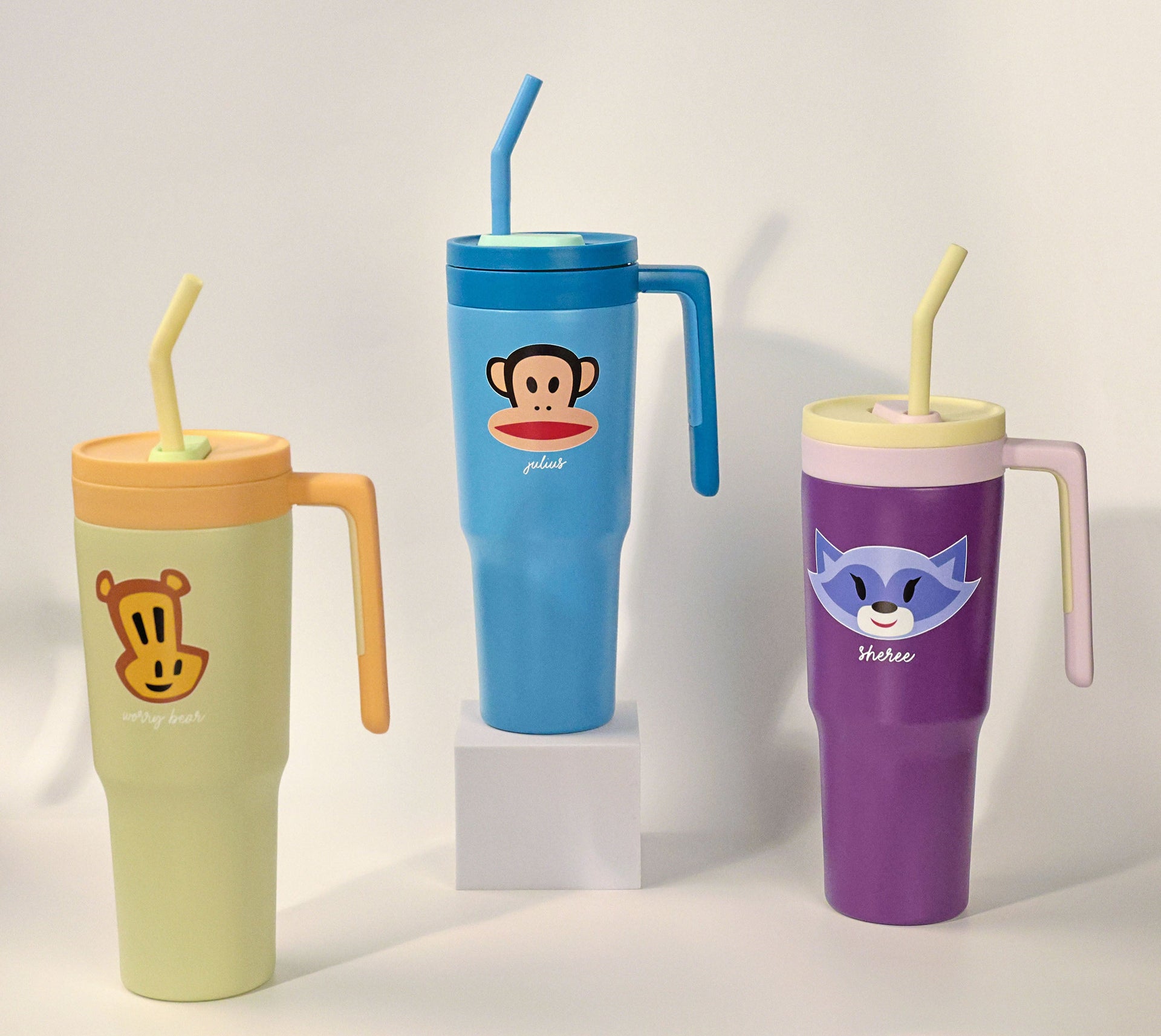 Yellow Large-capacity Outdoor Insulated Cup