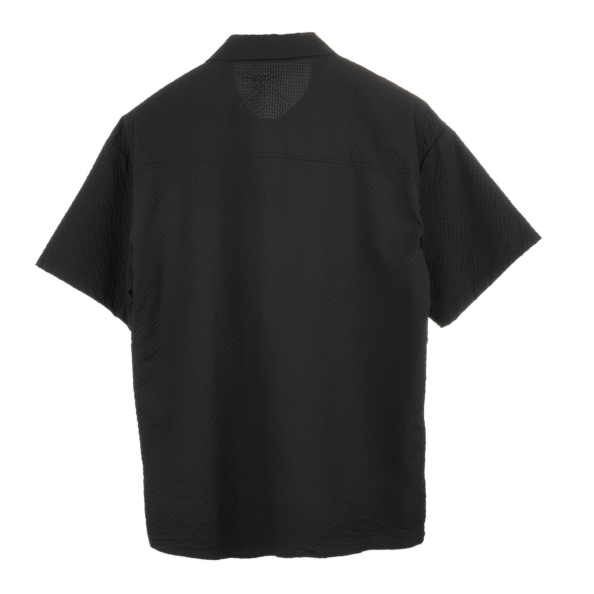Piping Hot Future Men's Black Shirt and Shorts Set – 2-Piece Outfit, Textured Seersucker-Like Fabric, Snap-Front Collar Shirt + Cargo Shorts, Relaxed Fit - IMG_9595.JPG