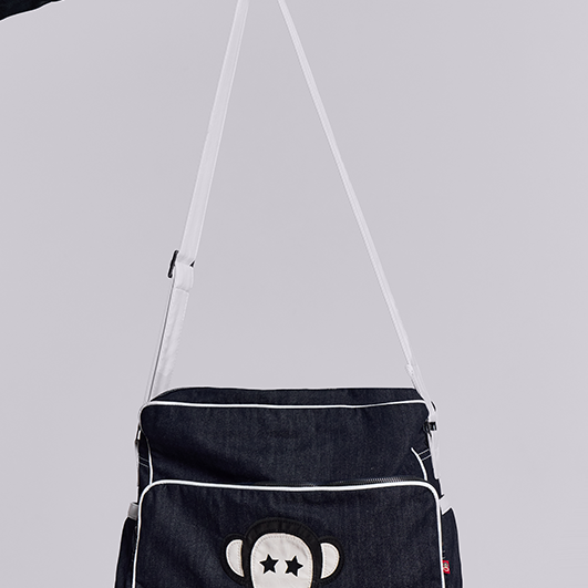 Jaded Denim Messenger Bag