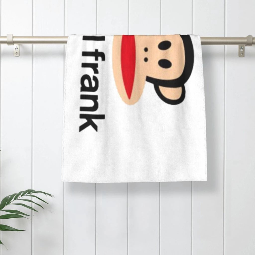 Paul Frank Julius Sports Towel - Hanging in Bathroom Context